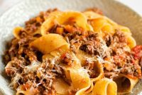 Slow Simmered Italian Lamb Ragu