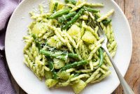 Ligurian Pesto Trofie with Farm Fresh Potatoes and Green Beans