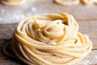 Homemade Tonnarelli Pasta