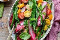 Zesty Green Bean Salad with Garlic Mustard Vinaigrette
