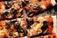 Creamy Taleggio Wild Mushroom Pizza