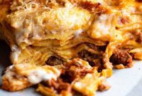 Lamb Ragù Lasagna with Pecorino Bechamel