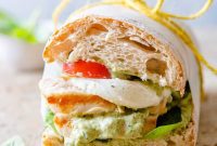 Grilled Pesto Chicken Ciabatta