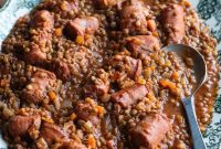 Savory Italian Sausage and Lentil Simmer