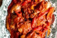 Classic Roman Chicken with Bell Peppers