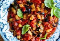 Golden Pan-Fried Eggplant in Zesty Tomato Sauce