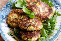 Smoky Scamorza Zucchini Fritters