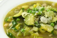 Vibrant Spring Vegetable Minestrone