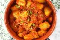 Reimagined Potatoes with Fresh Tomato and Aromatic Marjoram