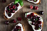 Balsamic-Kissed Cherry Ricotta Toast
