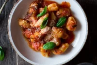 Pillowy Gnocchi with Bursting Tomato Sauce