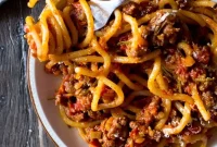 Hand-Rolled Pici with Tuscan Sausage Ragu