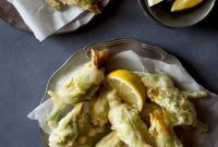 Creamy Ricotta Stuffed Zucchini Blossoms
