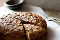 Golden Apple Olive Oil Cake