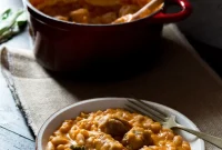 Hearty Tuscan Sausage and Bean Pot