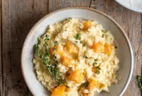 Creamy Butternut Risotto with Aromatic Thyme