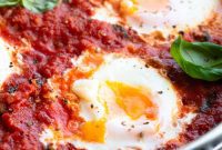 Fiery Nduja Purgatory Eggs