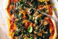 Bold Gorgonzola, Fresh Spinach, and Sweet Red Onion Pizza