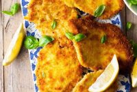 Tuscan Pesto Chicken Cutlets with Fresh Spinach