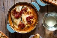 Savory Prosciutto and Mozzarella Eggplant Lasagna