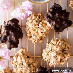 A close up of both original and chocolate brutti ma buoni on a gold cooling rack