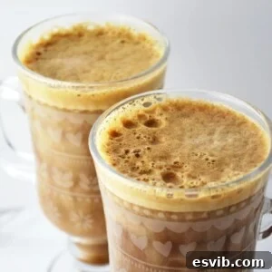 This Warm Banana Milk Coffee is sweet, warming and delicious. It's the perfect way to wake up on a chilly morning or relax and unwind throughout the day.