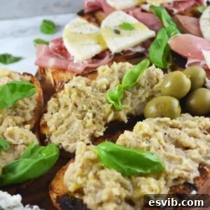 Easy Crostini Trio: The Ultimate Party Appetizer 2 Crostini Three Ways Recipe Card Image