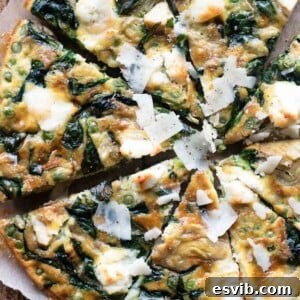 Easy Spinach and Artichoke Frittata