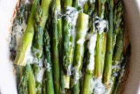 Decadent Gorgonzola Roasted Asparagus