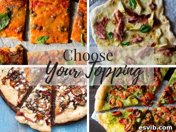 The ultimate guide to homemade pizzas four small photos of pizza toppings