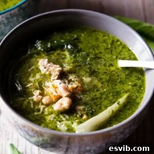 Vibrant Green Soup