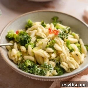 A square image of Cavatelli and Broccoli pasta