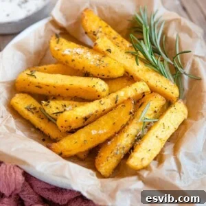 Crispy Baked Polenta Fries