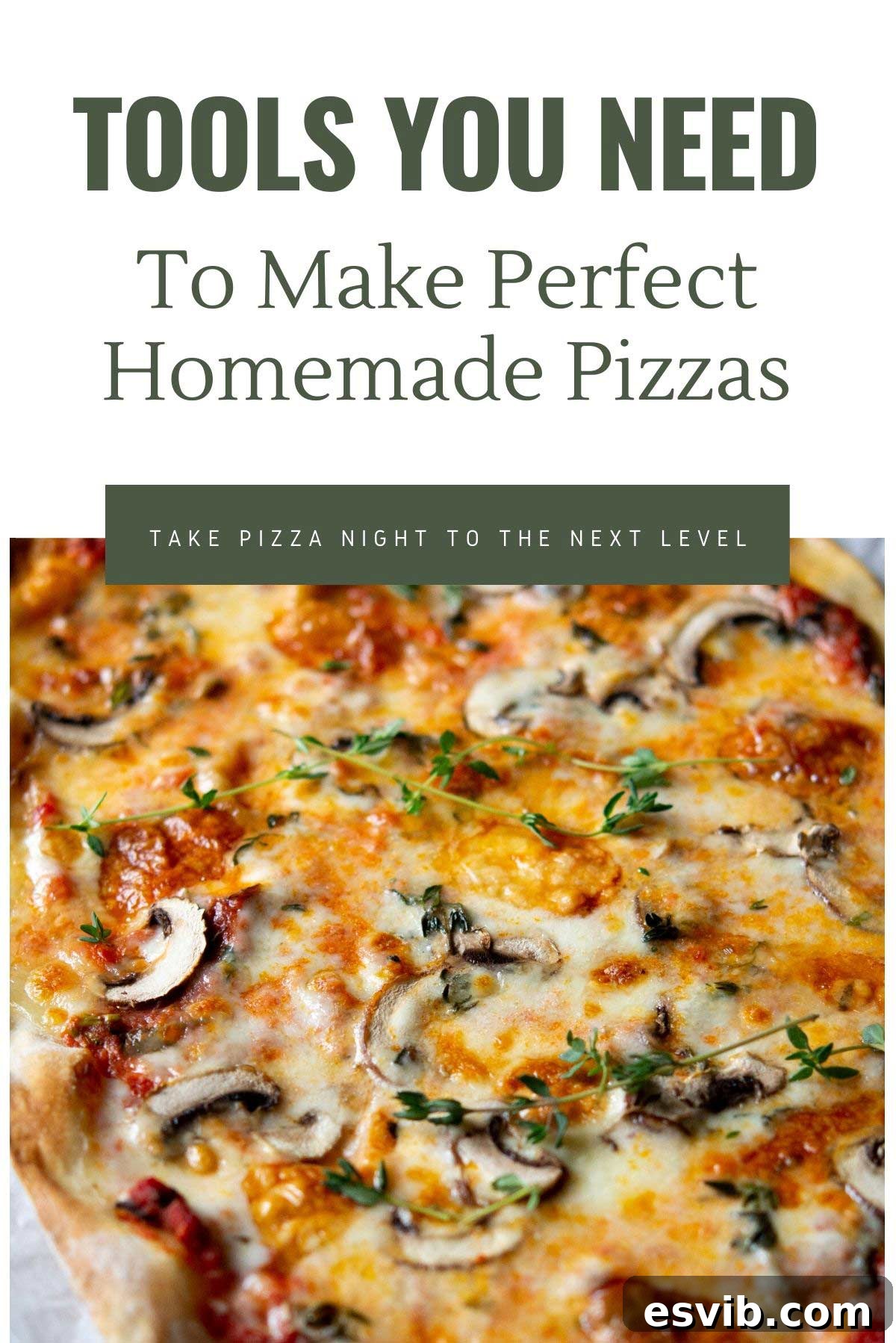 A beautifully cooked homemade pizza with fresh toppings, ready to be sliced.