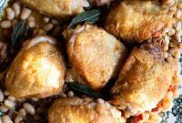 Rustic Chicken and Bean Braise with Sage and Pancetta