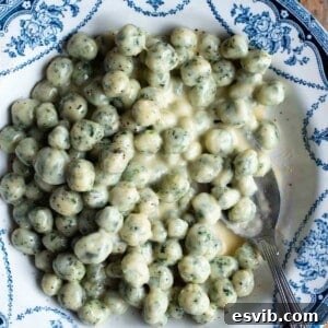 Spinach Chicche with Parmigiano Butter Sauce