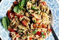 Grilled Summer Vegetables Orzo Salad with Lemon-Herb Vinaigrette
